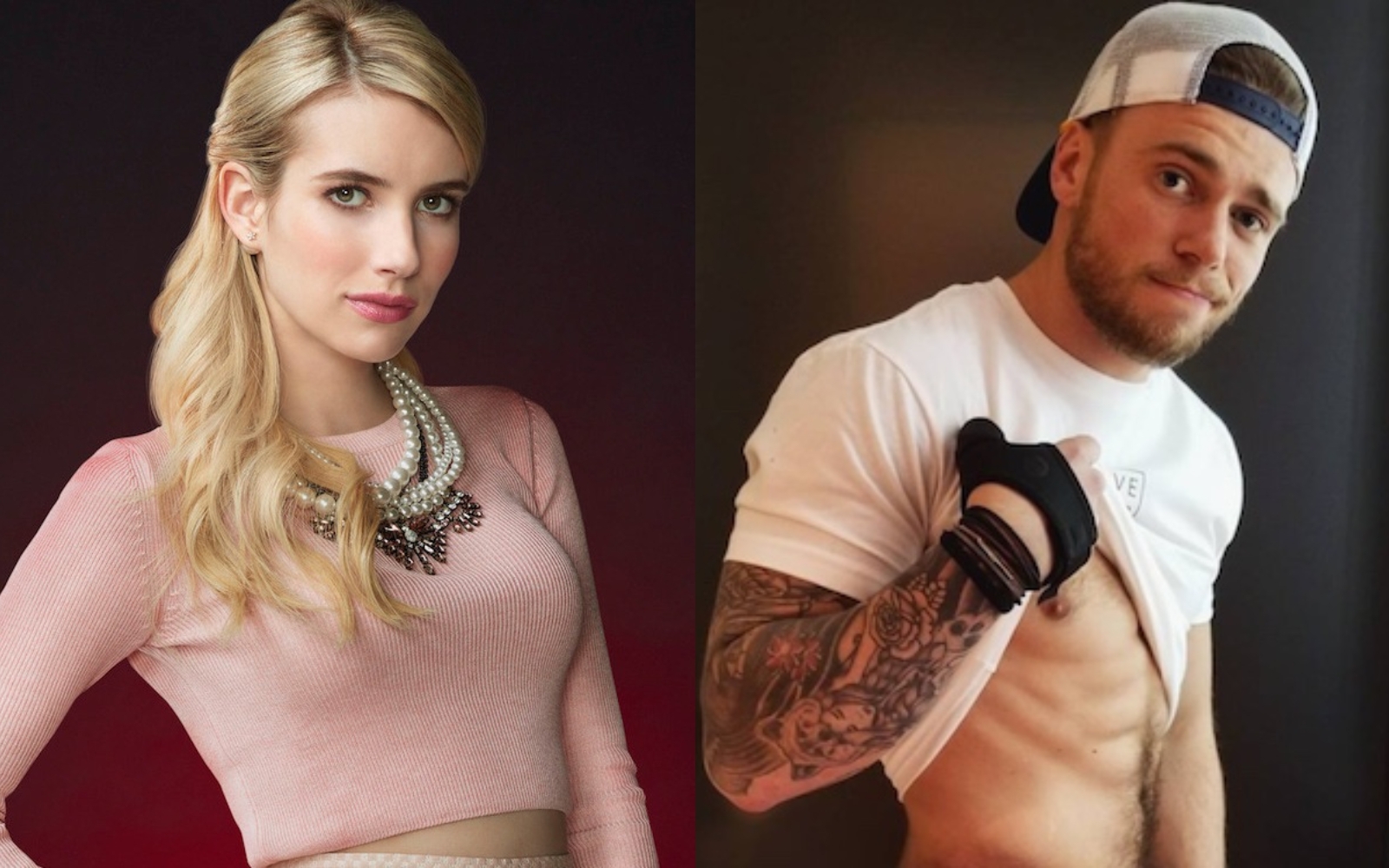 Emma Roberts y Gus Kenworthy