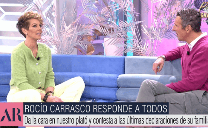 Rocio Carrasco en el programa de ana rosa
