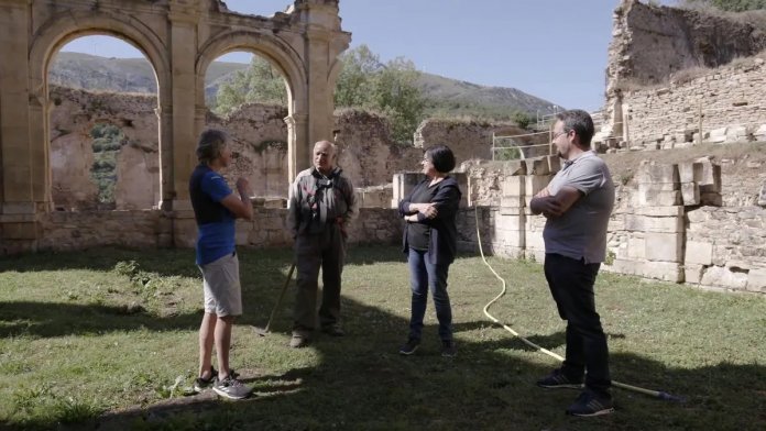 ‘Volando voy’ recupera un jardín renacentista en un antiguo monasterio de Las Merindades