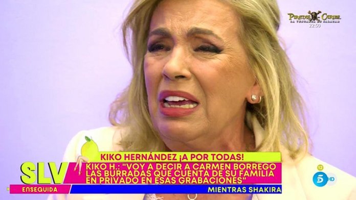 Carmen Borrego estalla Sálvame